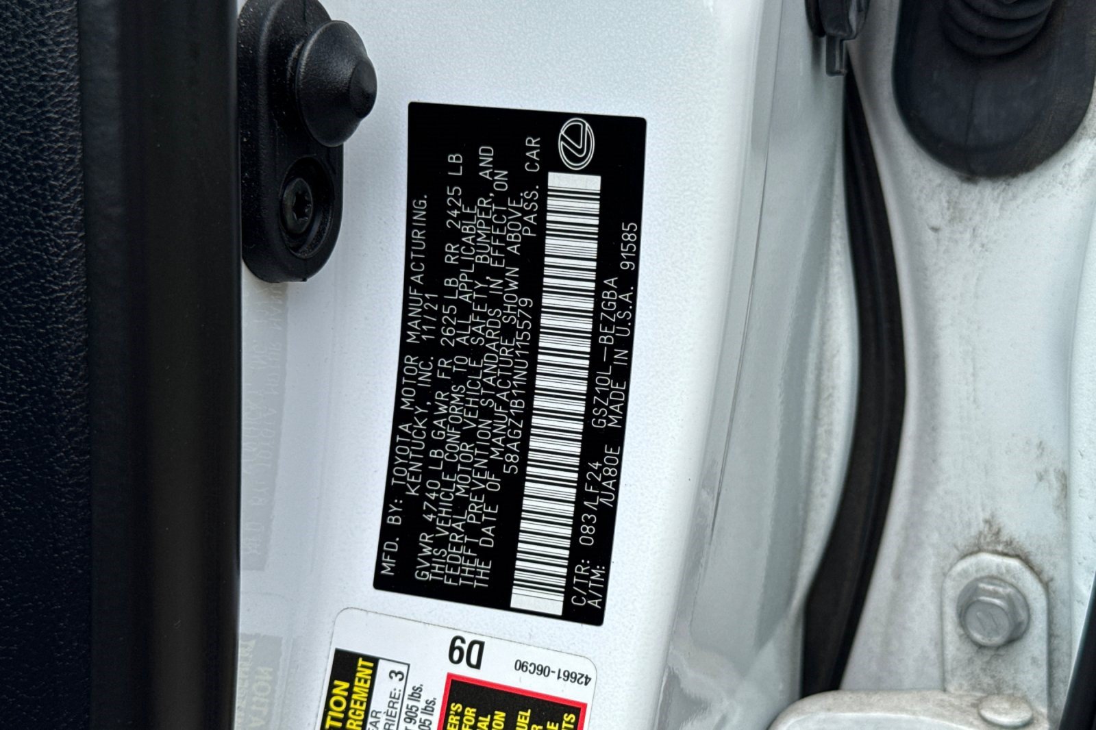Certified 2022 Lexus ES 350 F Sport FWD image 40