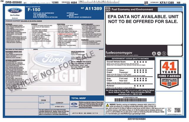 Used 2019 Ford F150 XLT w/ Equipment Group 302A Luxury image 37