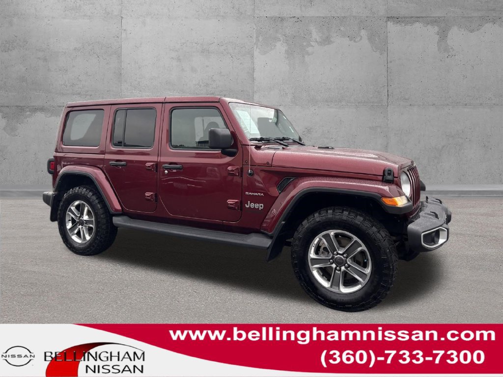 Used 2021 Jeep Wrangler Unlimited Sahara w/ Uconnect 4C Nav & Sound Group