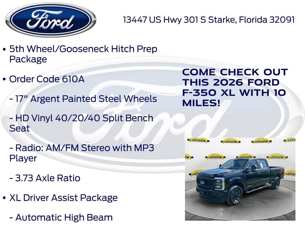 New 2026 Ford F350 XL w/ STX Appearance Package AWD/4WD image 20