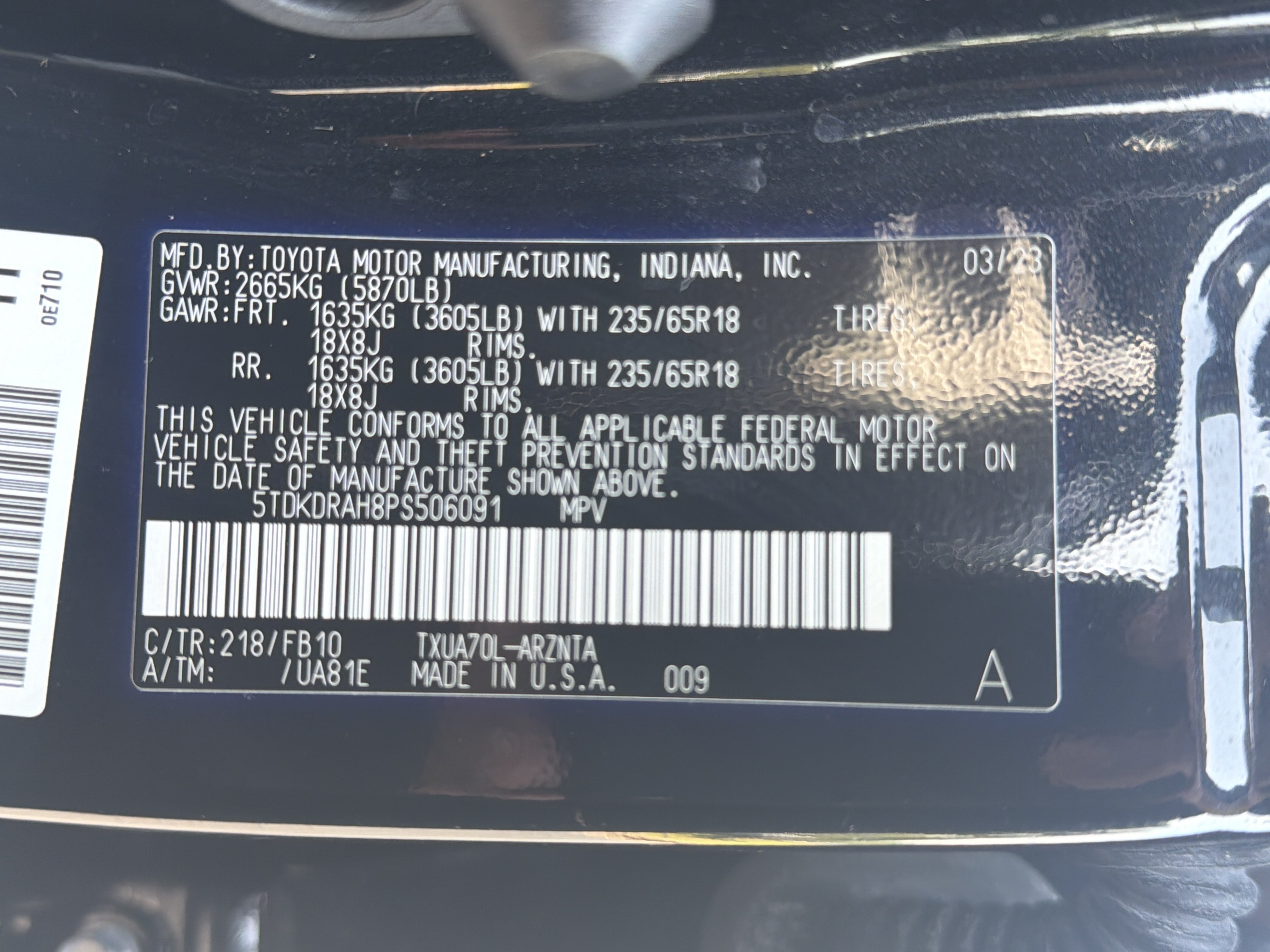 Used 2023 Toyota Highlander LE FWD image 36