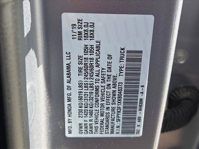 Used 2019 Honda Ridgeline Sport image 24