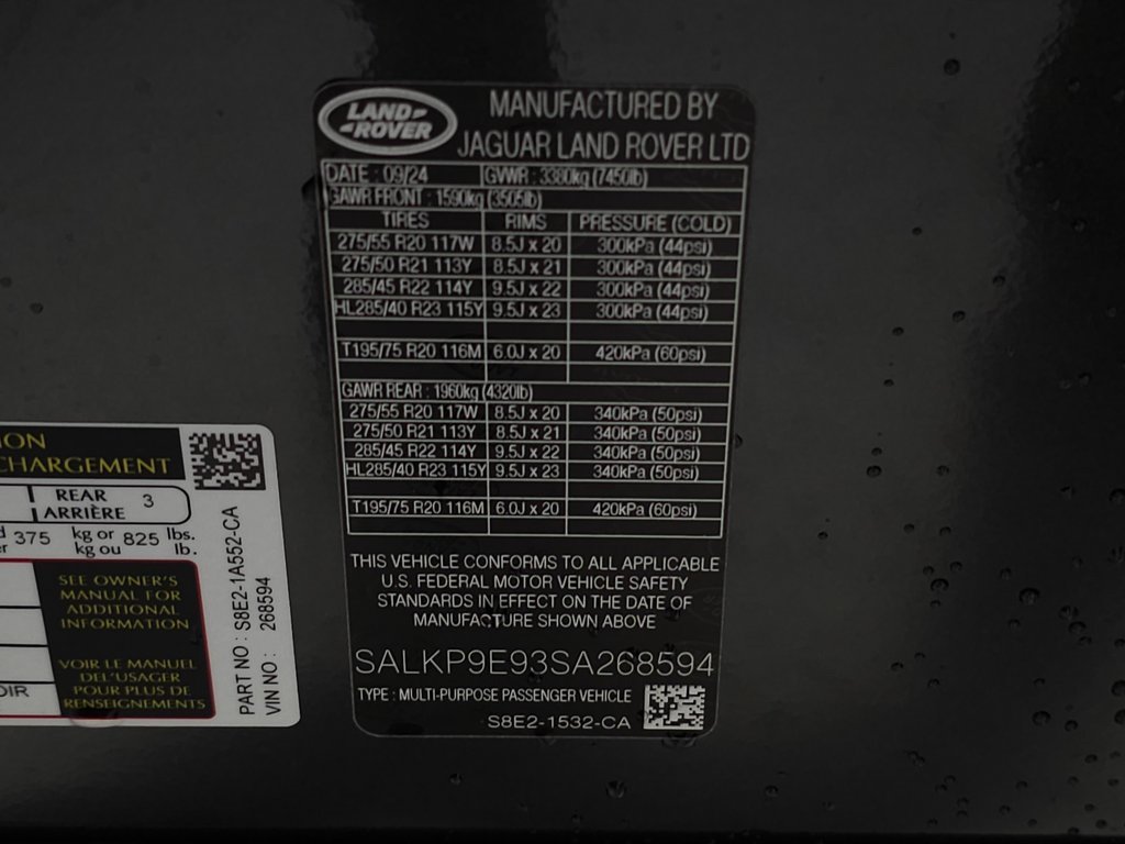 Certified 2025 Land Rover Range Rover SE AWD/4WD image 47