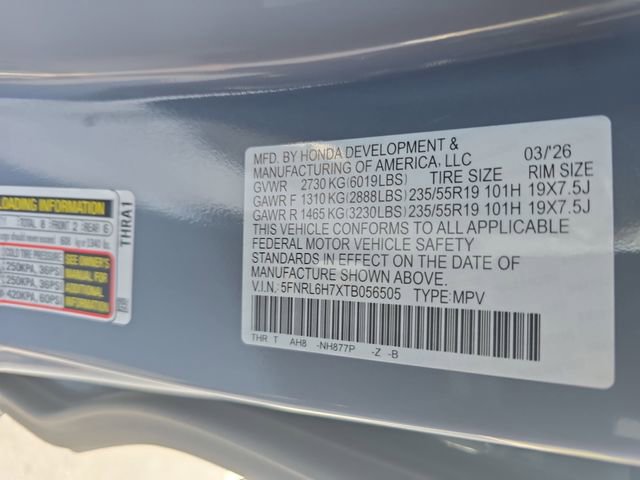 New 2026 Honda Odyssey Sport-L image 37