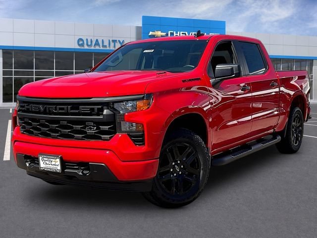 New 2026 Chevrolet Silverado 1500 Custom w/ Turbomax Blackout Package RWD image 2