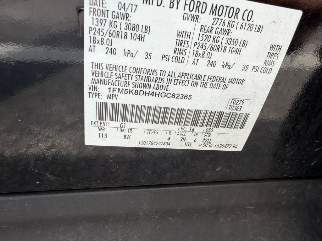Used 2017 Ford Explorer XLT w/ Equipment Group 201A AWD/4WD image 13