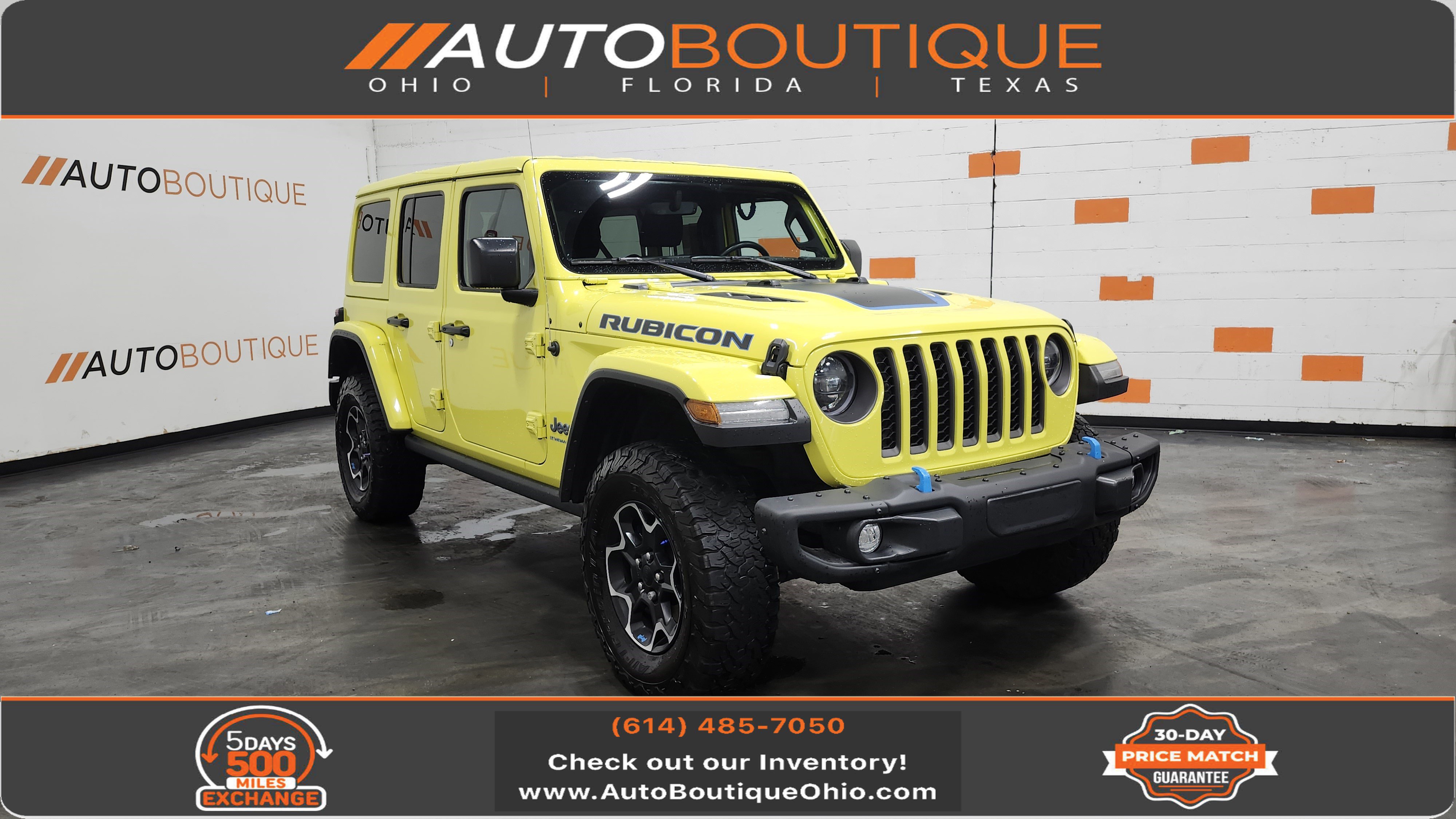 Used 2023 Jeep Wrangler Unlimited Rubicon 4xe w/ Steel Bumper Group image 1