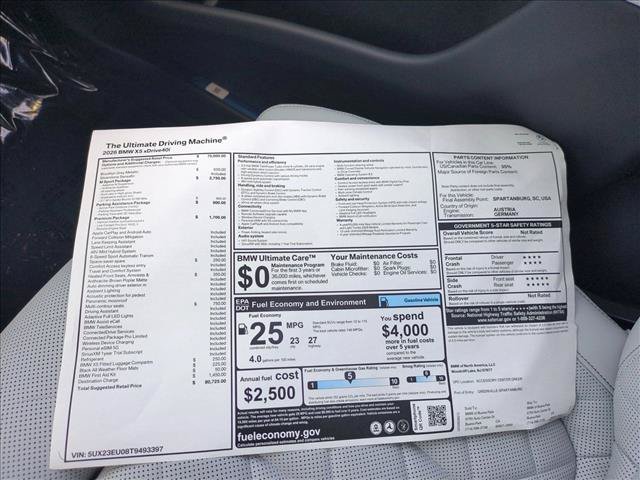 New 2026 BMW X5 xDrive40i w/ M Sport Package AWD/4WD image 18