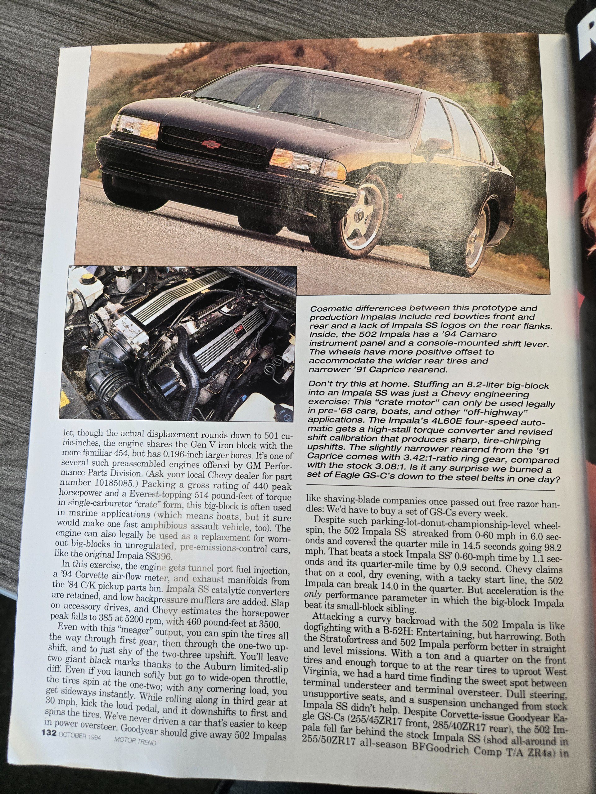 Used 1994 Chevrolet Impala SS RWD image 8