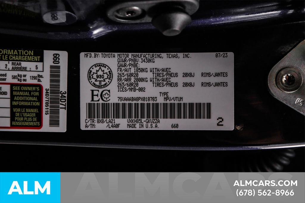 Used 2023 Toyota Sequoia Platinum image 62