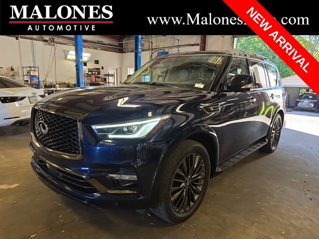 Used 2021 INFINITI QX80 Premium Select w/ Cargo Package RWD image 1