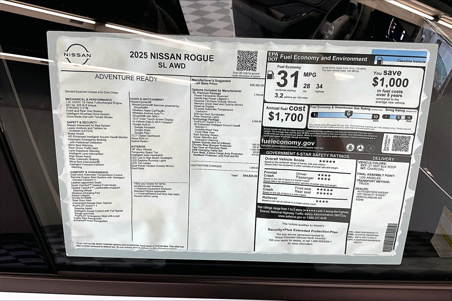 New 2025 Nissan Rogue SL w/ Tech Package AWD/4WD image 78