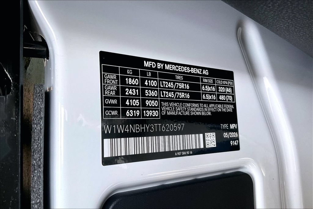 New 2026 Mercedes-Benz Sprinter 2500 image 11