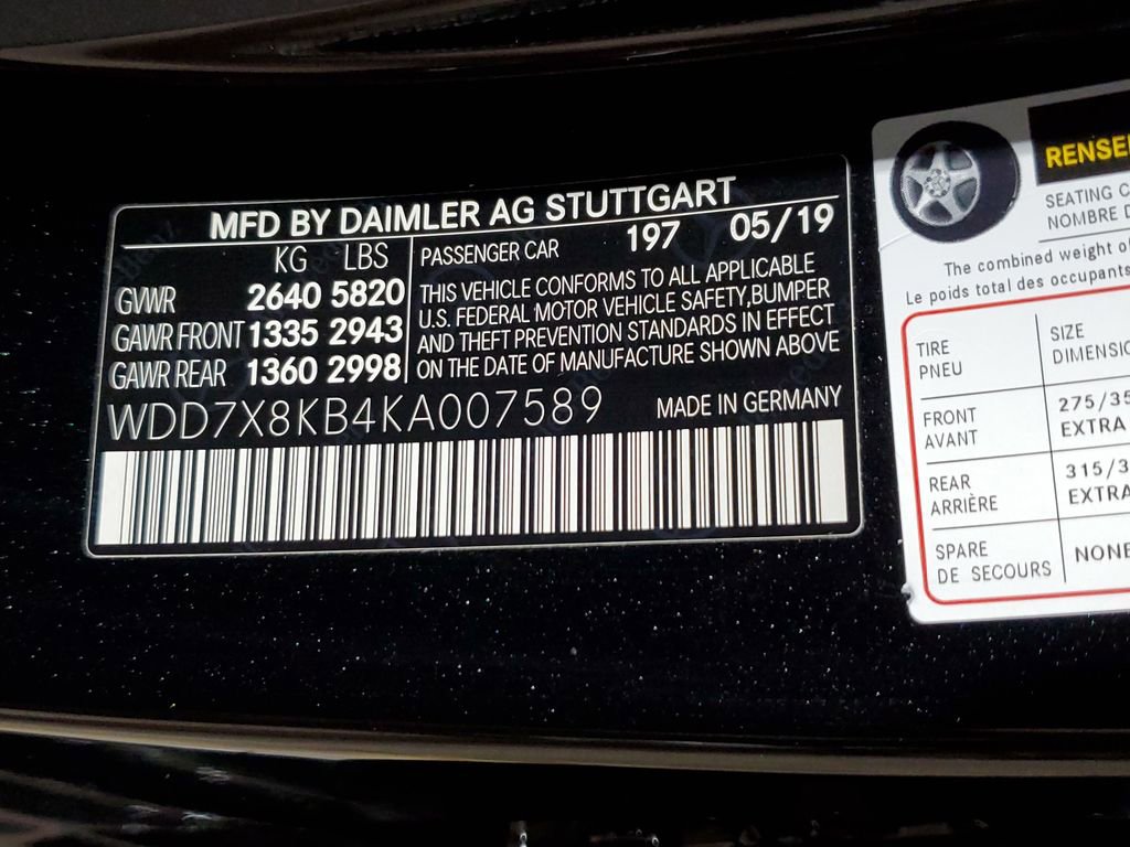 Used 2019 Mercedes-Benz AMG GT 63 S image 47
