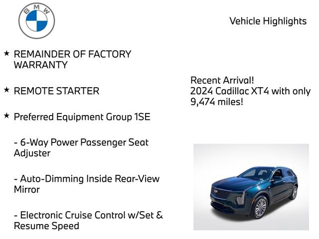 Used 2024 Cadillac XT4 Premium Luxury w/ Technology Package image 4