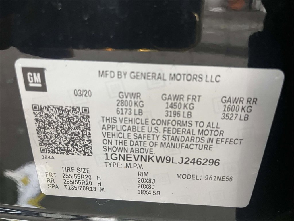 Used 2020 Chevrolet Traverse High Country w/ LPO, Floor Liner Package image 26