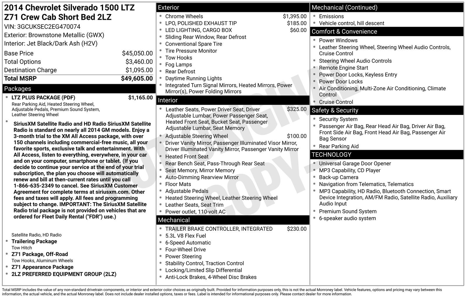 Used 2014 Chevrolet Silverado 1500 LTZ Z71 w/ LTZ Plus Package AWD/4WD video 2