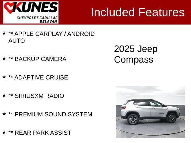 Used 2025 Jeep Compass Trailhawk AWD/4WD image 3