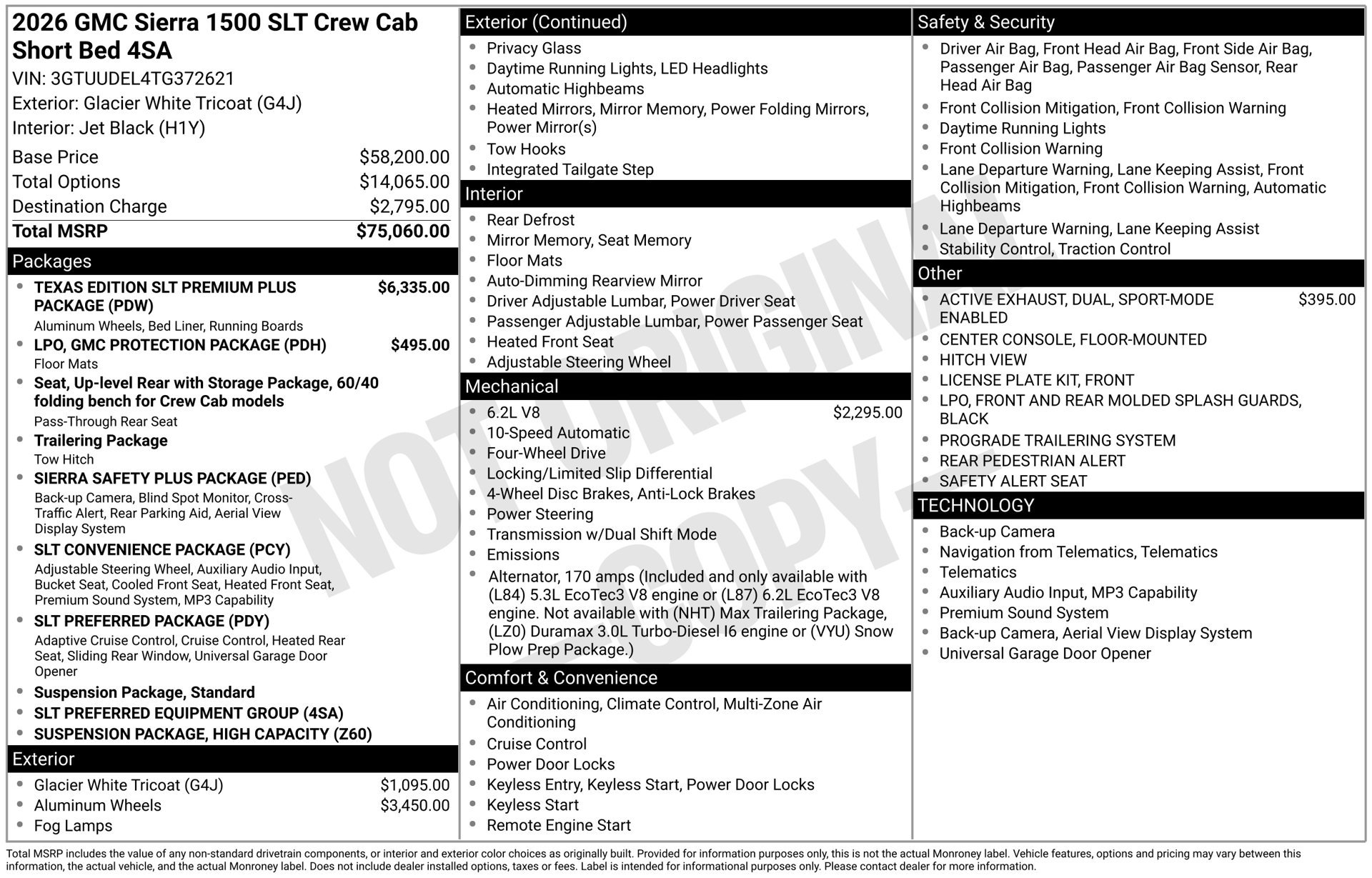 New 2026 GMC Sierra 1500 SLT AWD/4WD image 5