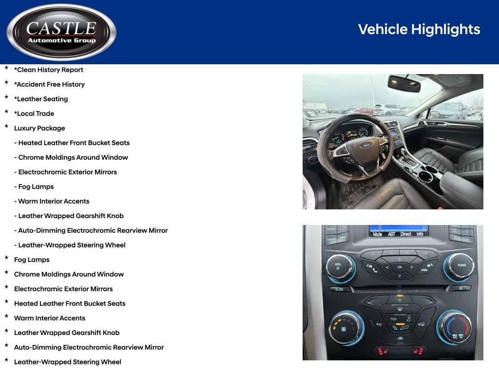 Used 2014 Ford Fusion SE w/ Equipment Group 202A image 4