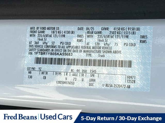 Used 2025 Ford Transit 250 Low Roof w/ Exterior Upgrade Package RWD image 37