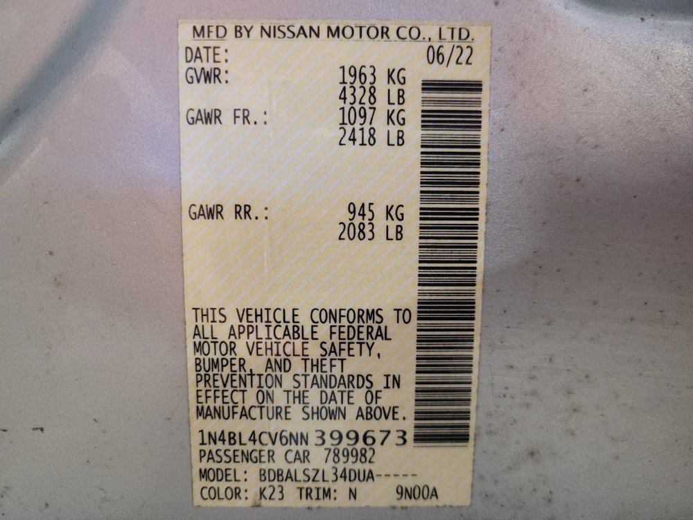 Used 2022 Nissan Altima 2.5 SR FWD image 33