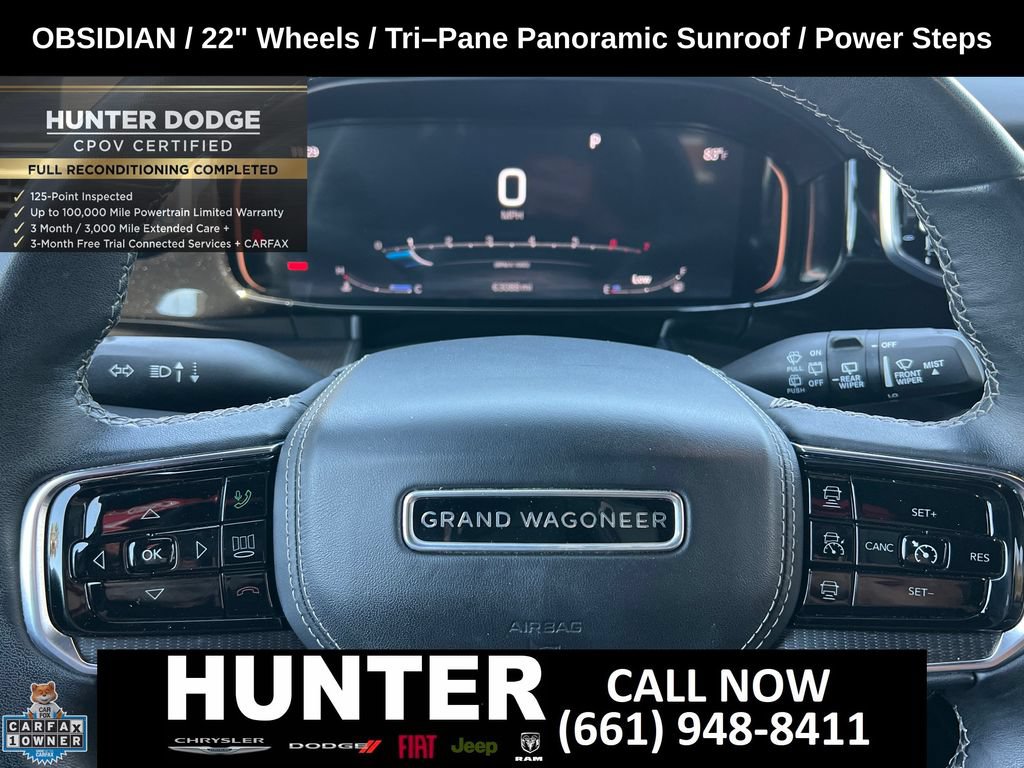Certified 2024 Jeep Grand Wagoneer L Series II w/ Quick Order Packagew 28T AWD/4WD image 25