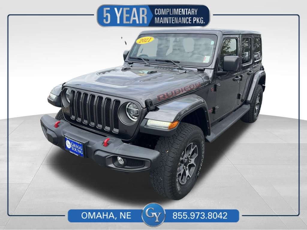 Used 2021 Jeep Wrangler Unlimited Rubicon w/ LED Lighting Group