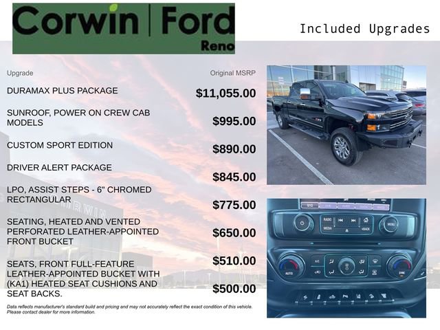 Used 2018 Chevrolet Silverado 3500 LTZ w/ Duramax Plus Package image 3