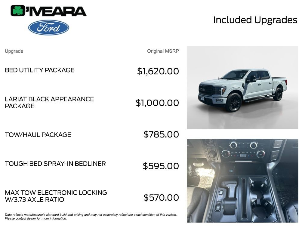 Used 2024 Ford F150 Lariat w/ Bed Utility Package image 4