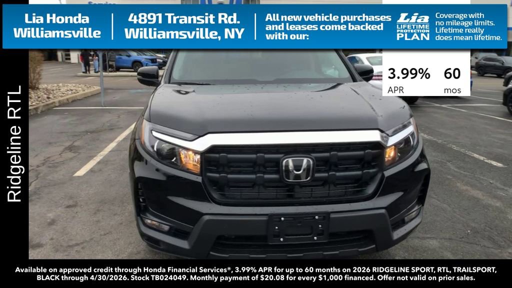 New 2026 Honda Ridgeline RTL image 3