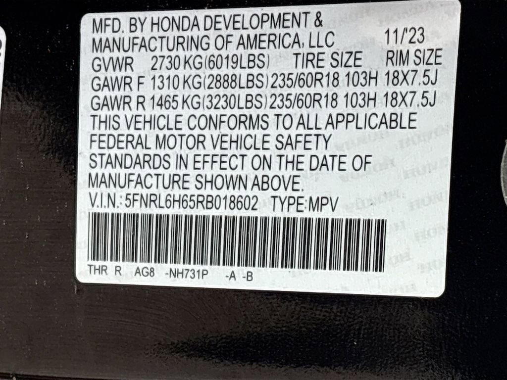Used 2024 Honda Odyssey EX-L image 33