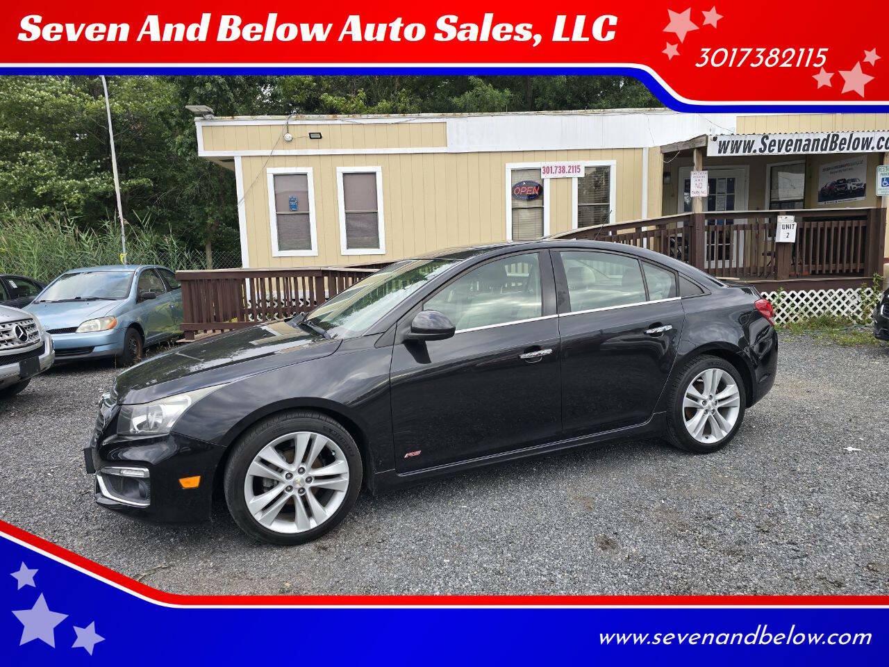 Used 2015 Chevrolet Cruze LTZ w/ Sun, Sound and Sport Package FWD image 1