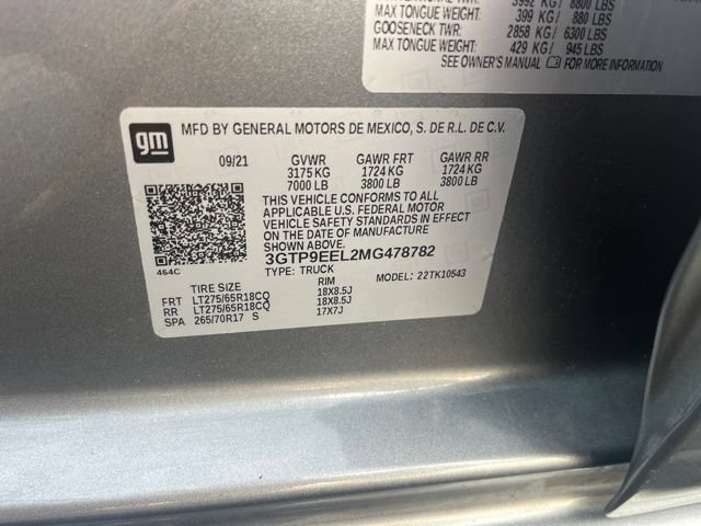 Used 2021 GMC Sierra 1500 AT4 AWD/4WD image 29