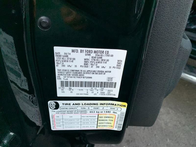 Used 2014 Ford F150 XLT w/ Equipment Group 302A Luxury image 35