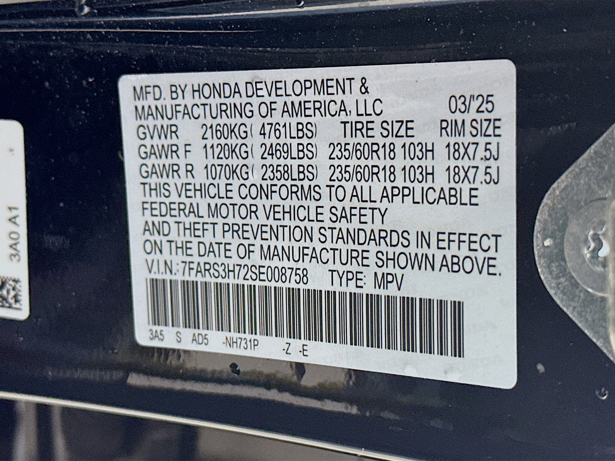 Used 2025 Honda CR-V EX-L image 12