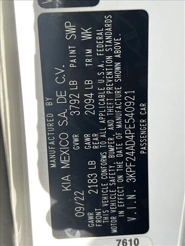 Used 2023 Kia Forte LXS image 27