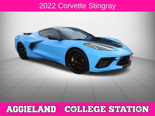Used 2022 Chevrolet Corvette Stingray Preferred Cpe w/ Z51 Performance Package RWD image 1
