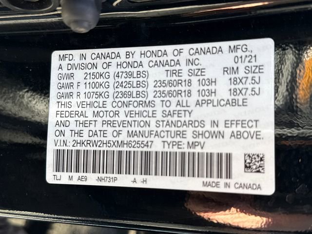 Used 2021 Honda CR-V EX image 22