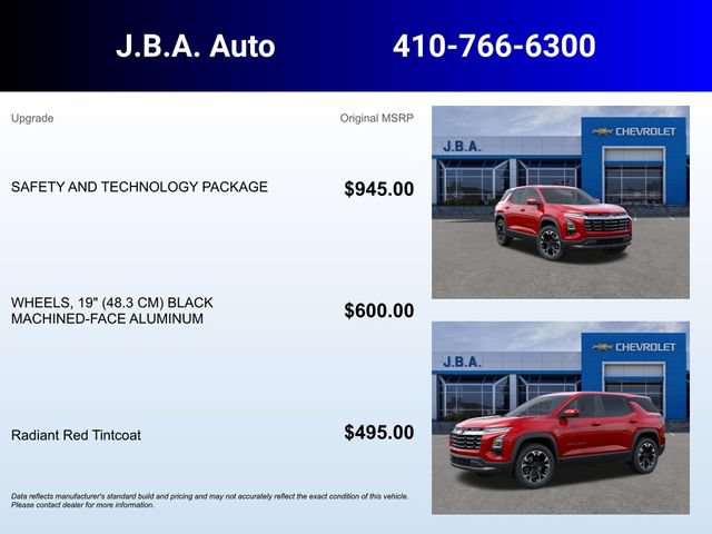 New 2026 Chevrolet Equinox LT w/ Safety and Technology Package FWD image 5