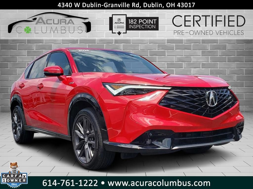 Certified 2025 Acura ADX A-Spec