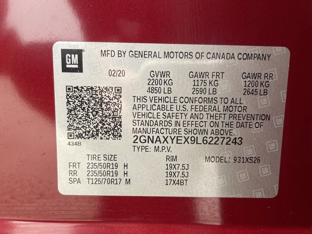 Used 2020 Chevrolet Equinox Premier image 27