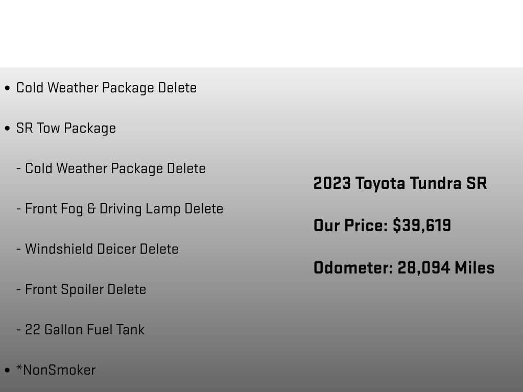 Used 2023 Toyota Tundra SR w/ SR Tow Package AWD/4WD image 6
