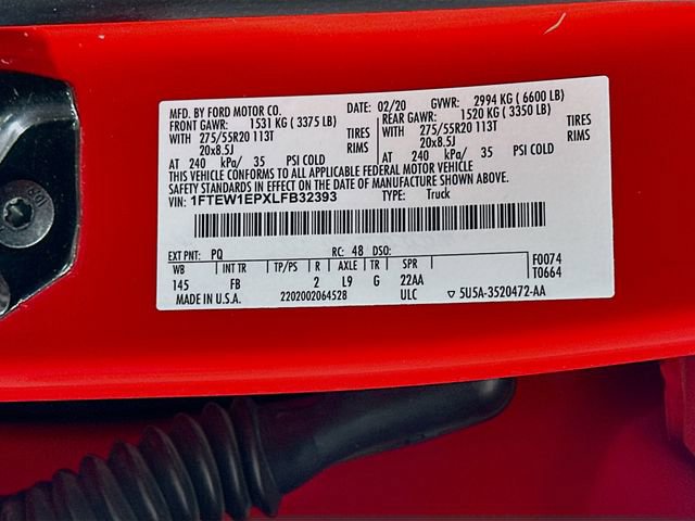 Used 2020 Ford F150 XLT w/ Equipment Group 302A Luxury image 32