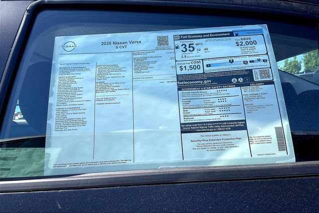 New 2025 Nissan Versa S w/ S Plus Package image 26