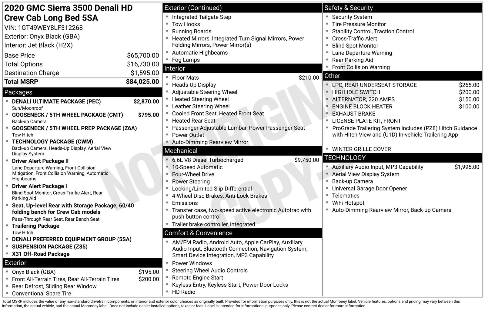 Used 2020 GMC Sierra 3500 Denali w/ Denali Ultimate Package image 36