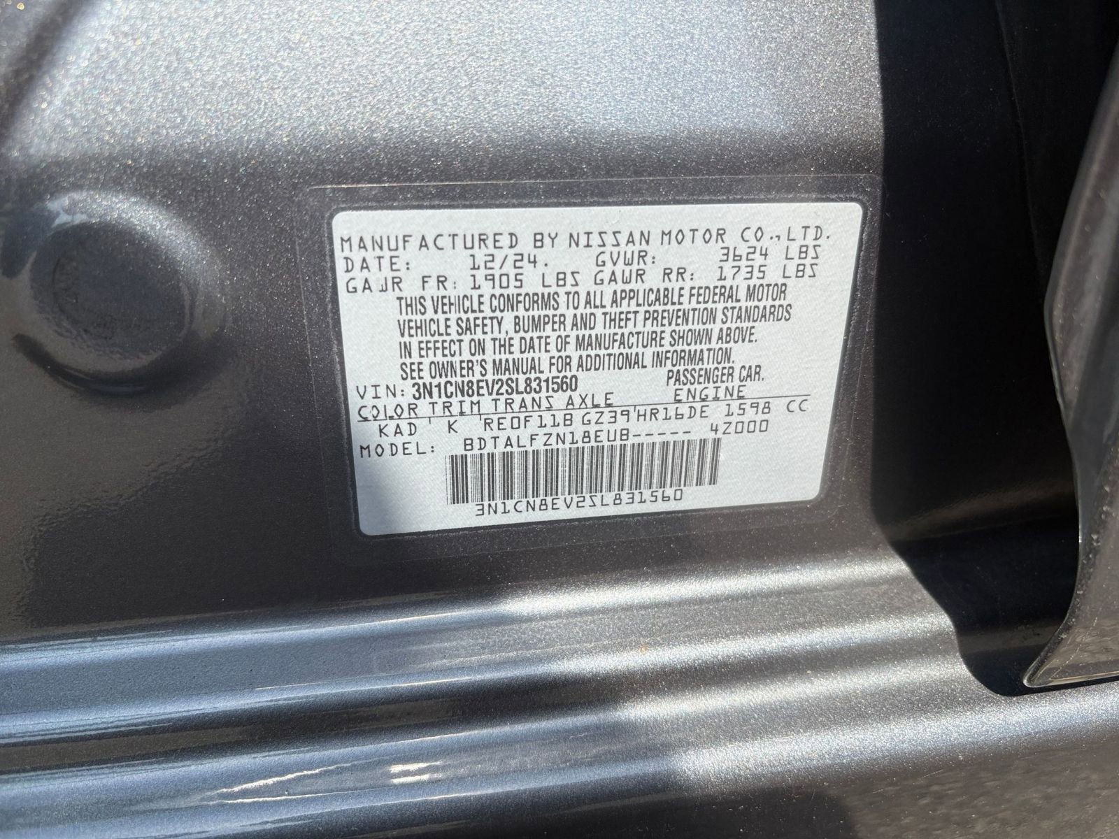 Used 2025 Nissan Versa SV image 27