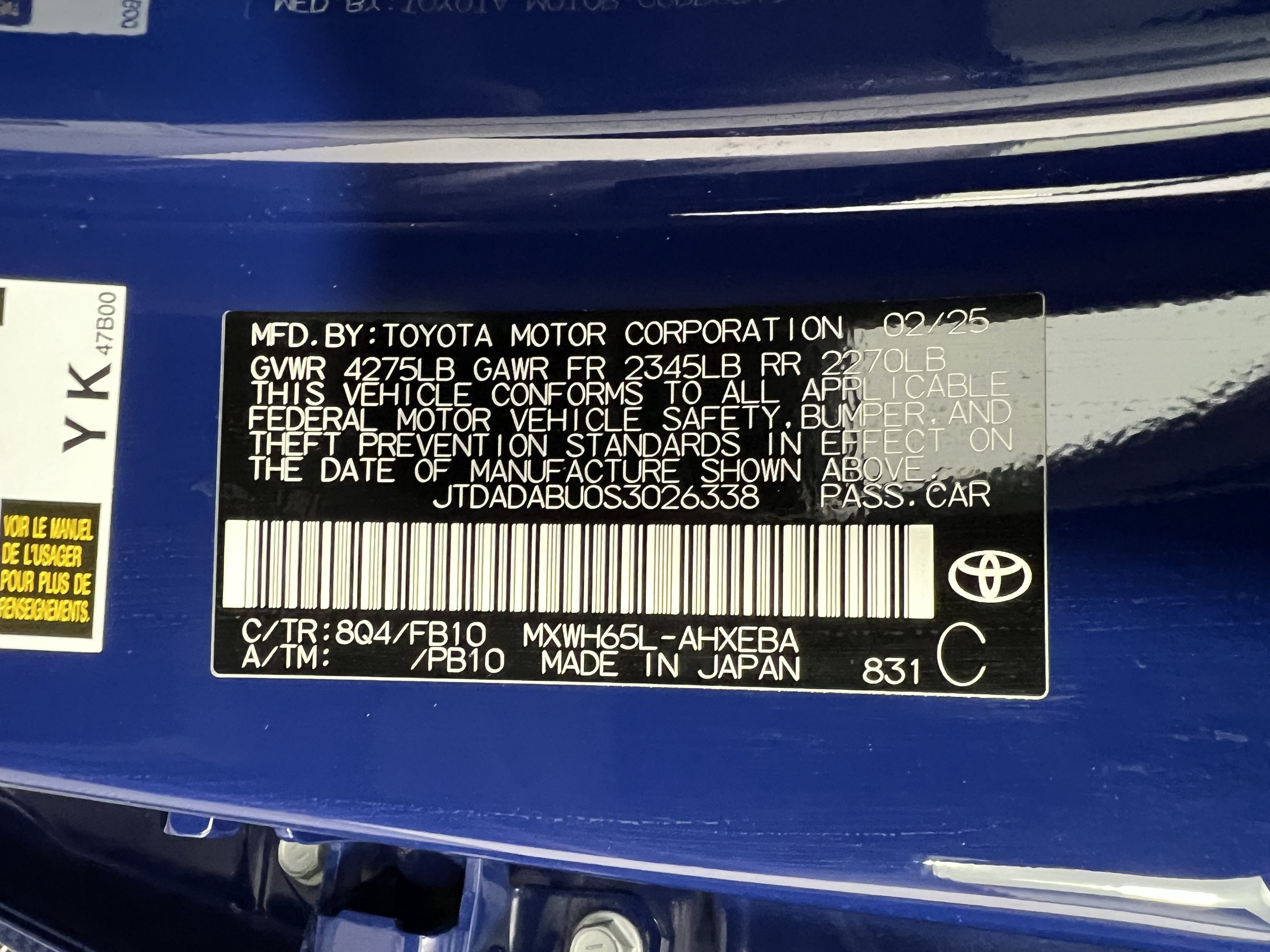 Used 2025 Toyota Prius LE AWD/4WD image 33