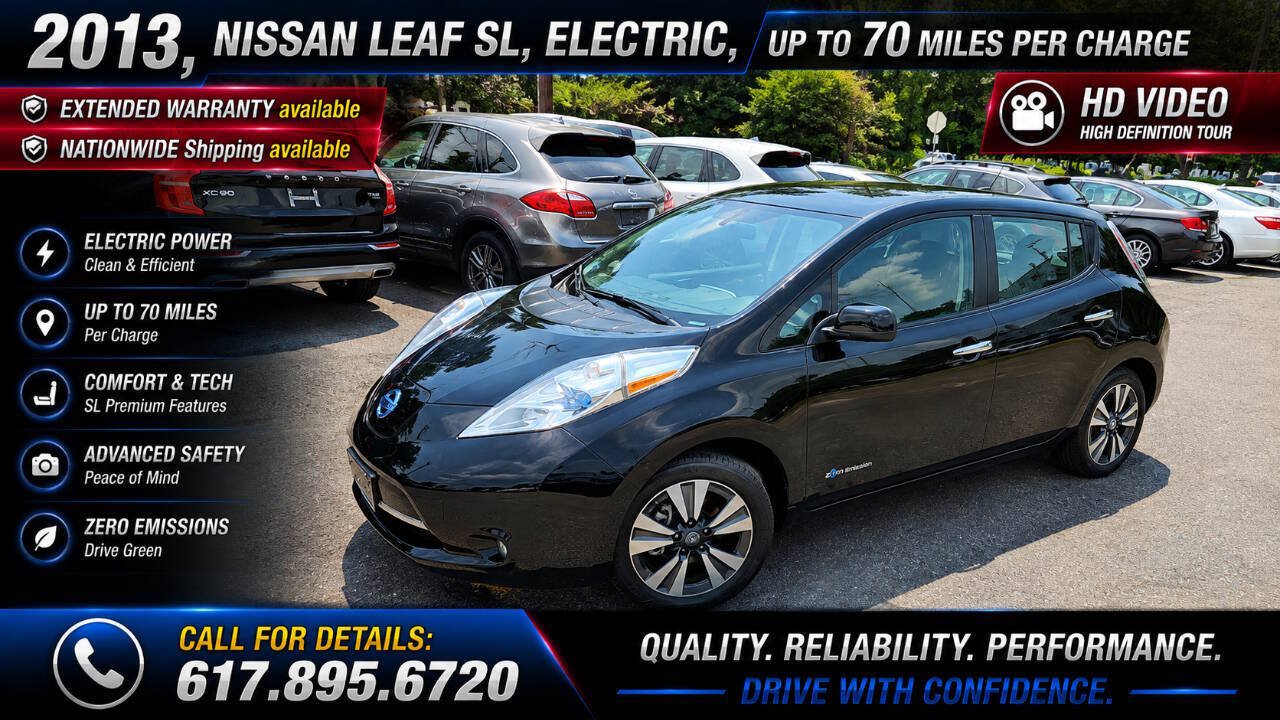 Used 2013 Nissan Leaf SL FWD image 1