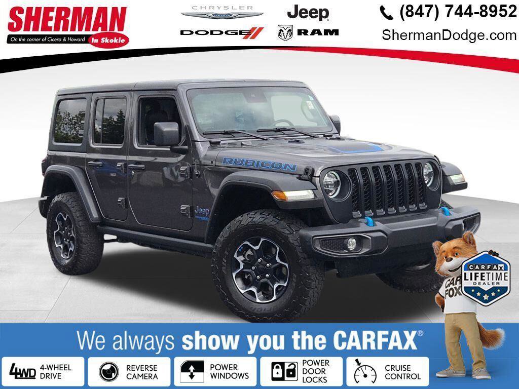 Certified 2022 Jeep Wrangler Unlimited Rubicon 4xe w/ Cold Weather Group
